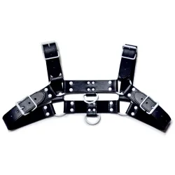 BDSMaster Harnais Fetish Oros Noir-Blanc